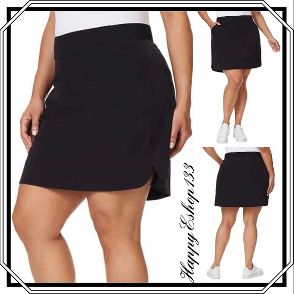 32 Degrees Cool Women’s Soft Comfort Skort, Black - Picture 10 of 10